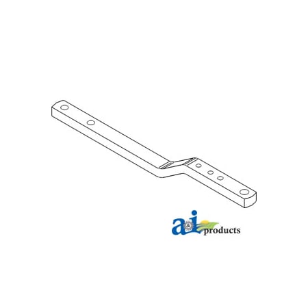 A & I Products Drawbar w/ 2.750" Offset 33" x2" x2" A-82009362